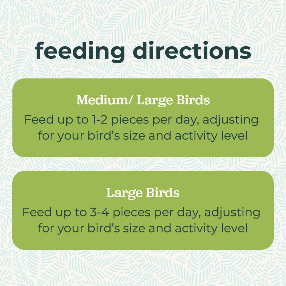 ZuPreem Healthy Bites, Rewarding Bird Treat, Medium/Large to Large Birds, No Artificial Flavors or Preservatives, Treat for Conu
